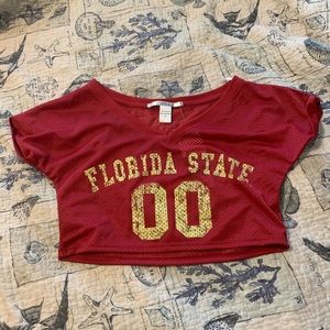 Florida State Seminoles crop top jersey